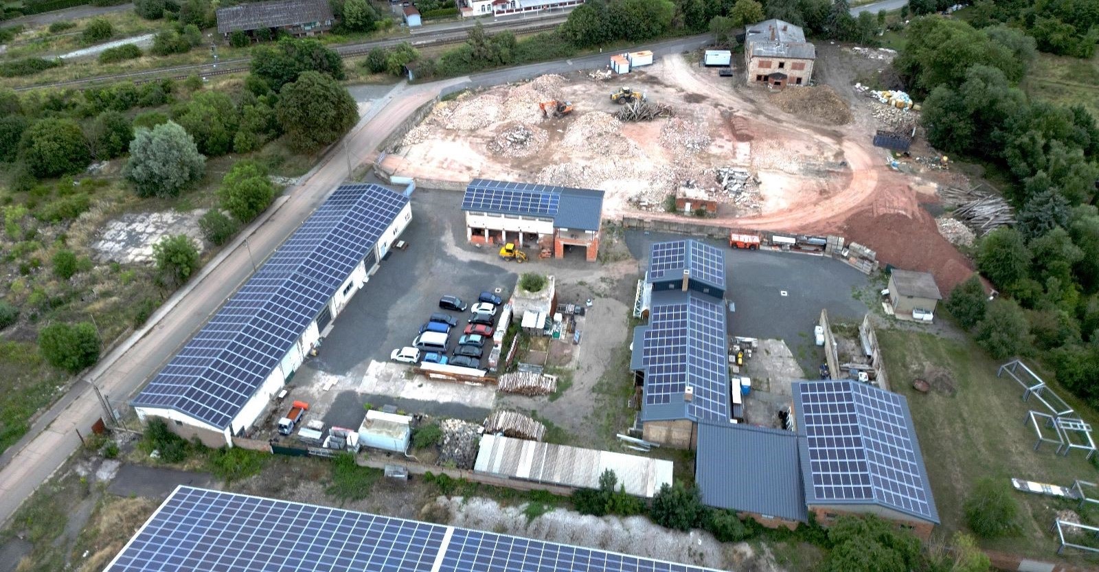 Realisierte Anlage von Projecta Solar in Greußen