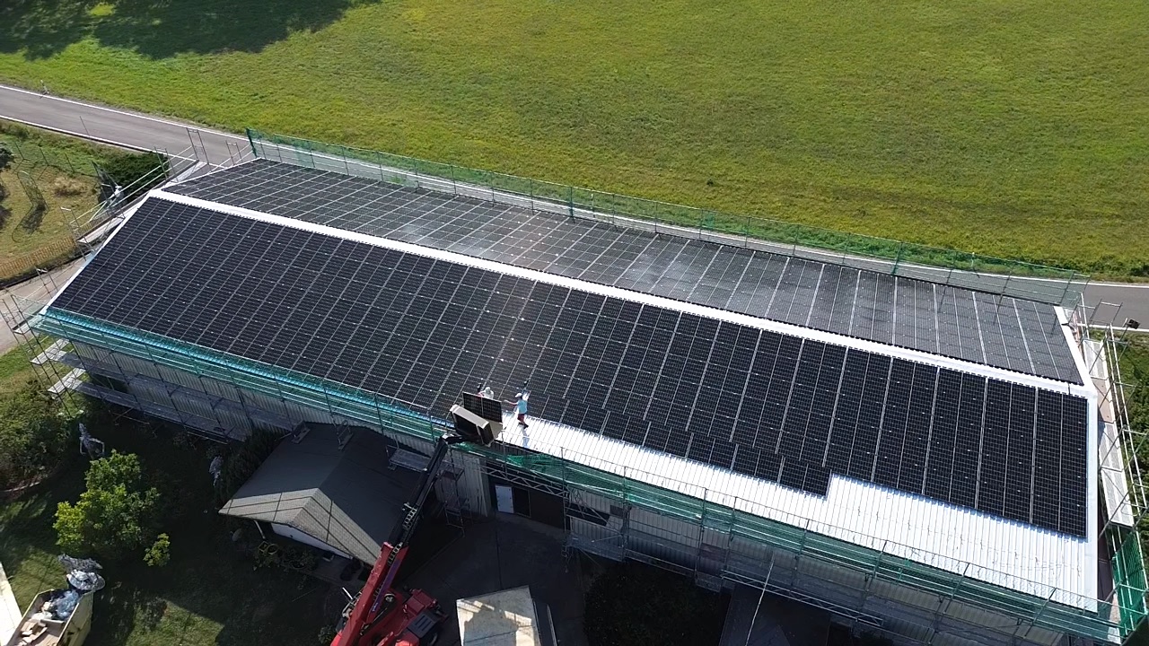 Realisierte Anlage von Projecta Solar in Großbothen